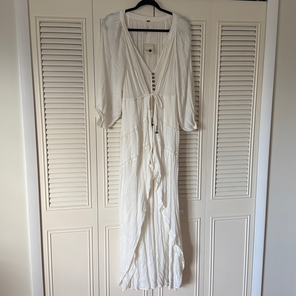 Free People NWT White Maxi Dress